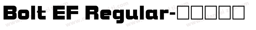 Bolt EF Regular字体转换